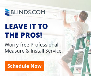 Blinds professional install service