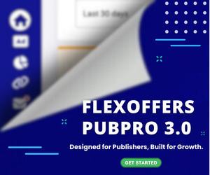 Publisher Pro Beta, Flexoffers.com, publisher pro network