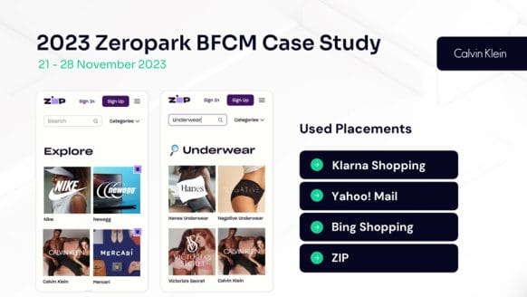 Zeropark Commerce Media 2023 Black Friday Campaign Case Study